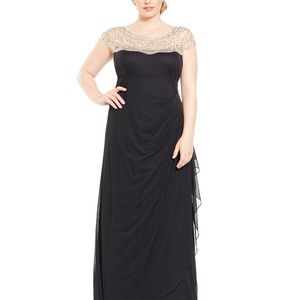 Xscape plus size evening gown